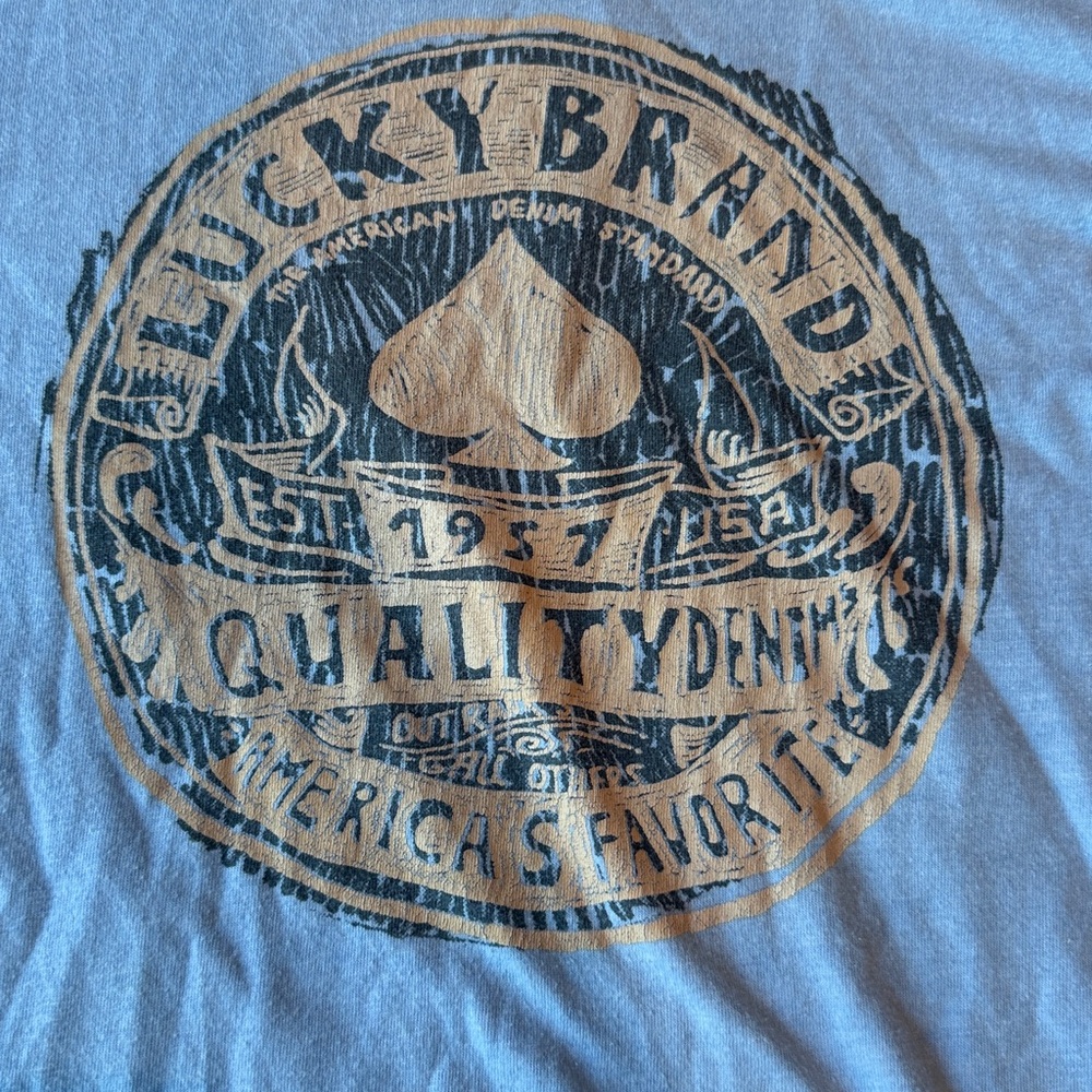 Lucky Brand | Light Blue Graphic Tee for Kids - Picture 2 of 7